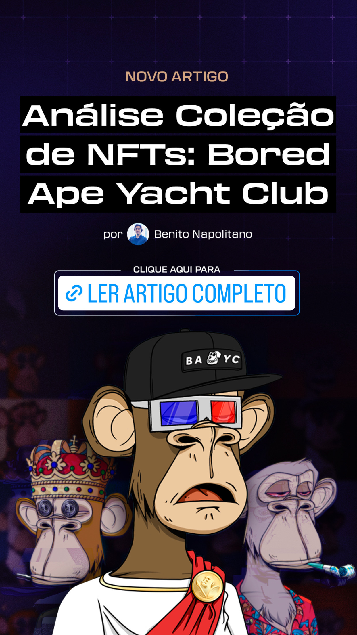 Stories Artigo - Bored Ape Yacht Club