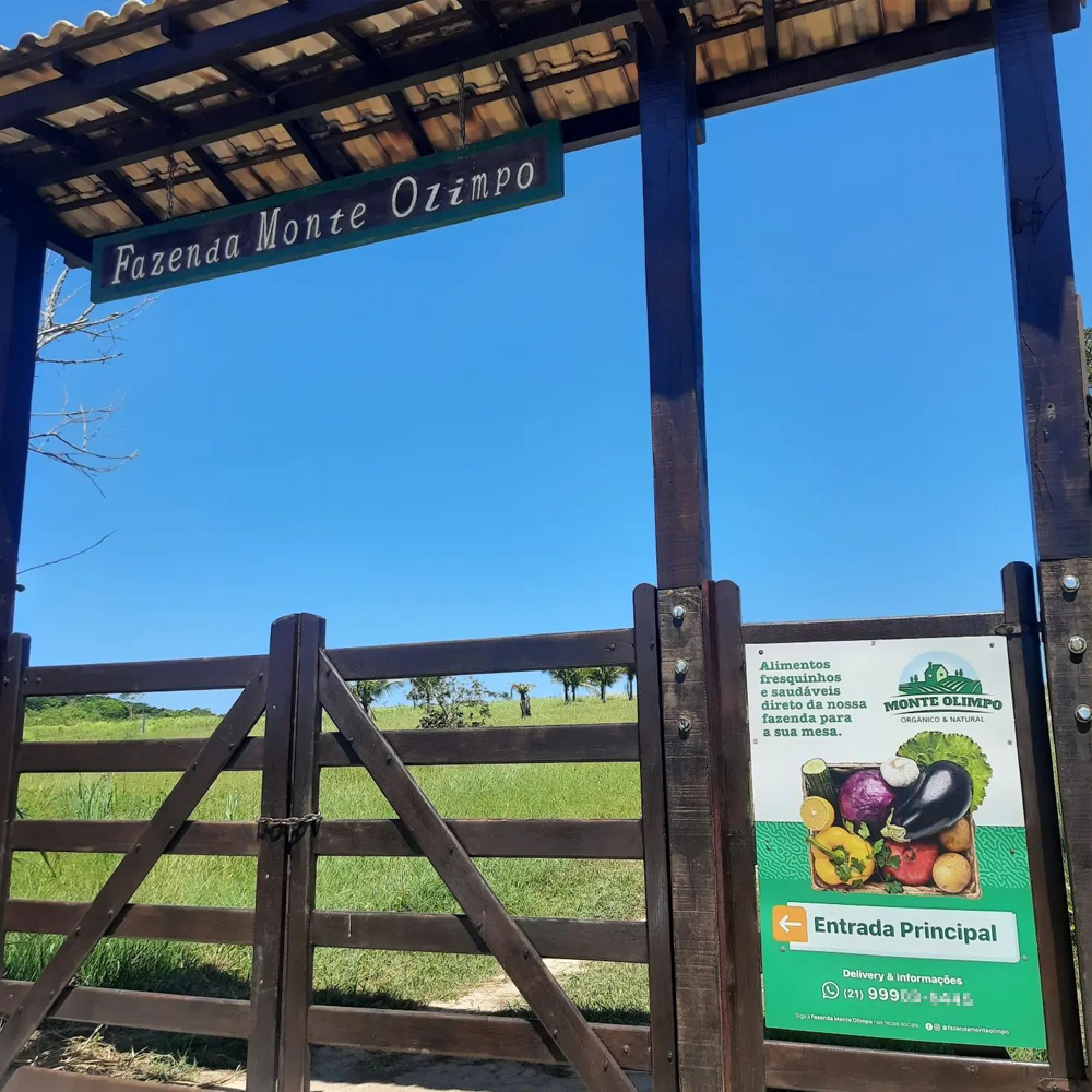 Placa de Sinalização Entrada Porteira